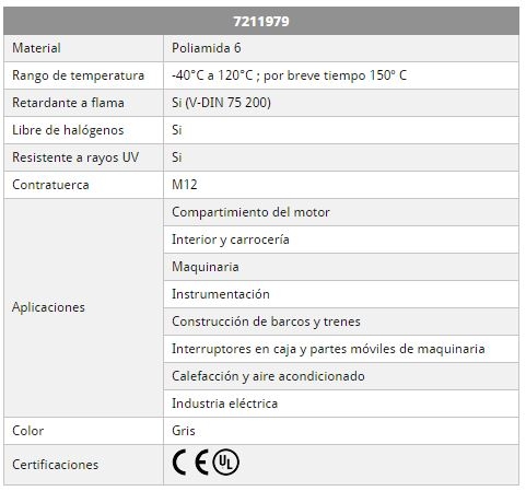 Contratuerca M12 