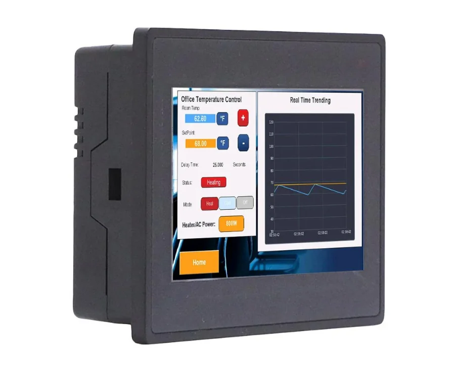 HMI PLC de 4,3 , ampliable, clase 1, clasificación de división 2, admite 1 módulo de I O