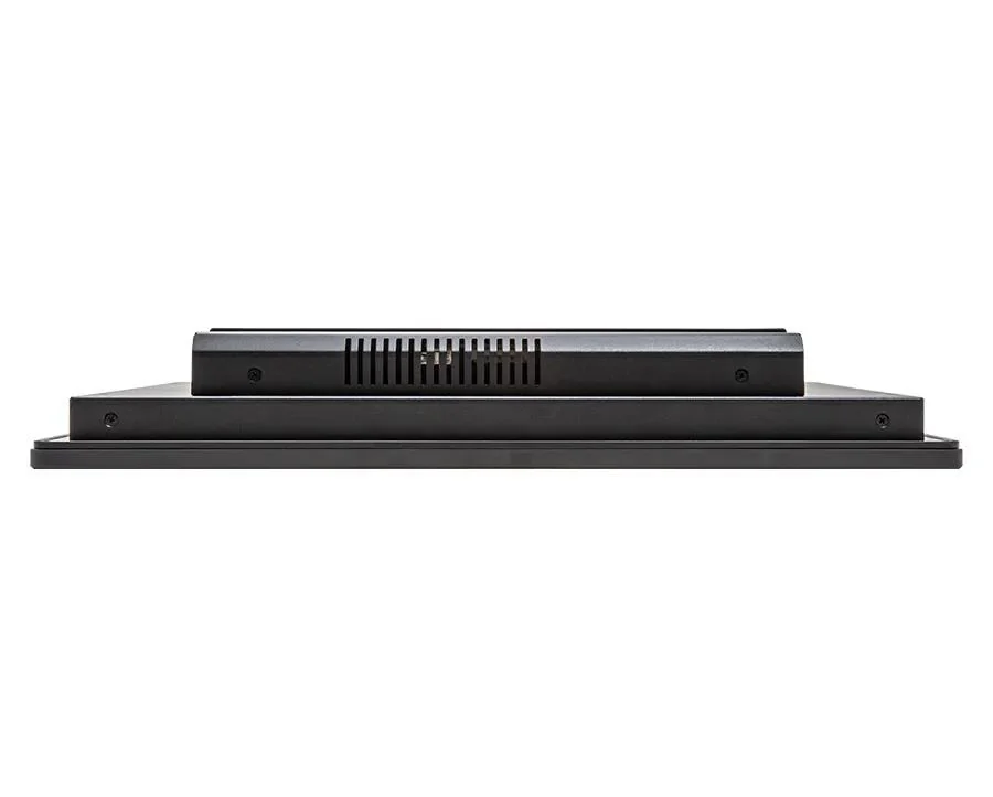 Monitor táctil industrial capacitivo de 15,0”, 1 entrada HDMI, 1 entrada VGA, 1 entrada DVI-D, 1 entrada DisplayPort