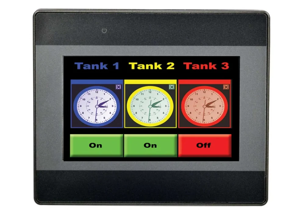HMI de panel táctil estándar de 4,3