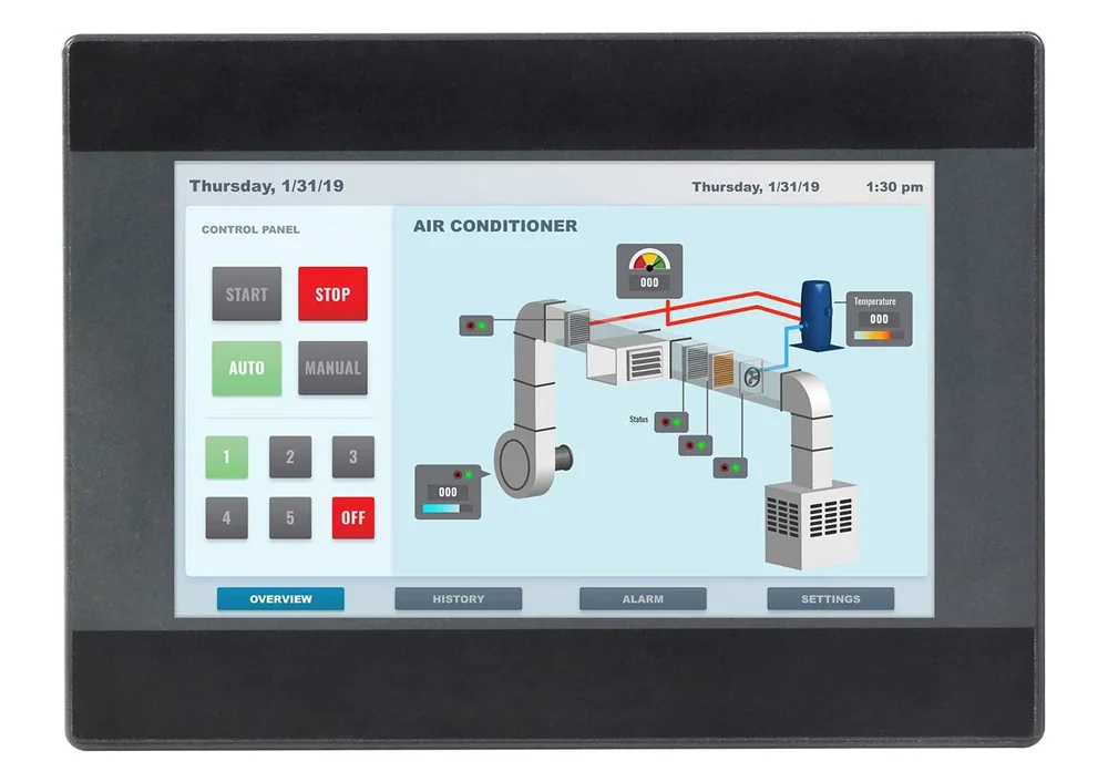 HMI modelo base de bajo costo de 7.0
