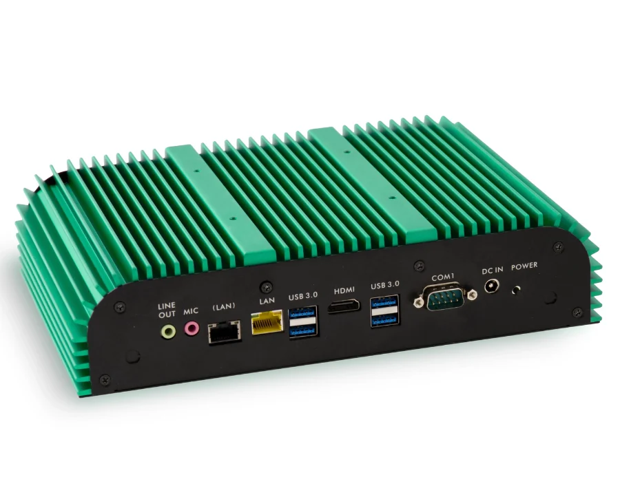 Computadora industrial Intel de octava generación sin ventilador