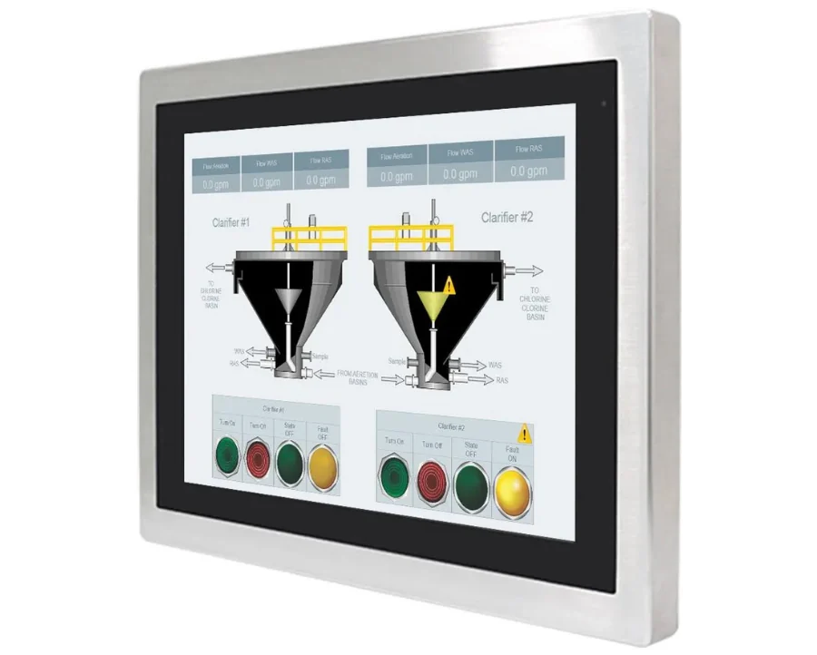 Monitor industrial de 15,0 C1D2, acero inoxidable, temperatura amplia, 1000 nit