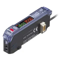 Amplificador de fibra, tipo cable, unidad hijo, NPN