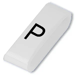 Marcador blanco p cable B 100